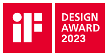 iF Design Awards 2023 Logo for Escapod Trailers
