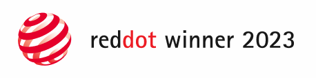 Red Dot Design Awards 2023 Logo for Escapod Trailers