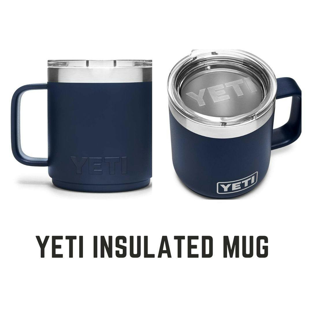 Graphic for holiday gift: YETI mug
