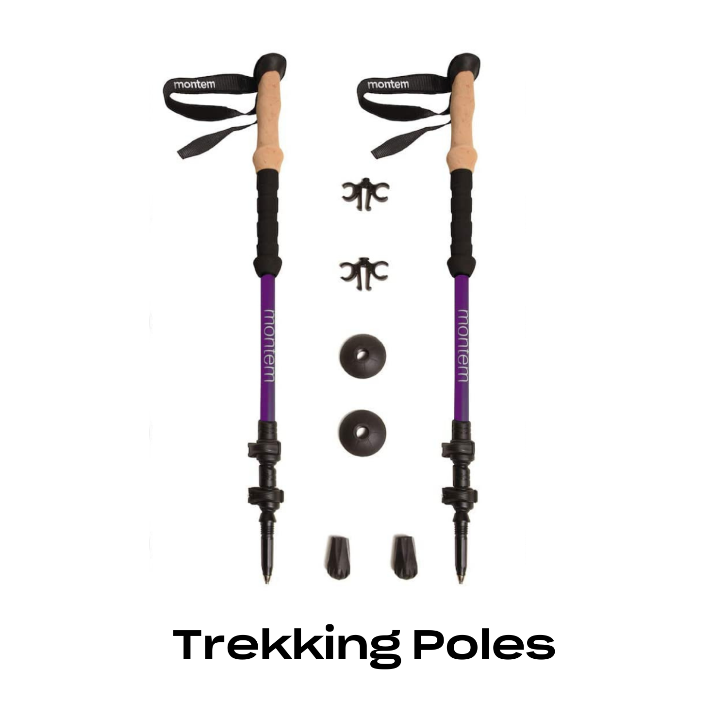 Graphic for trekking poles, a great mother's day gift.