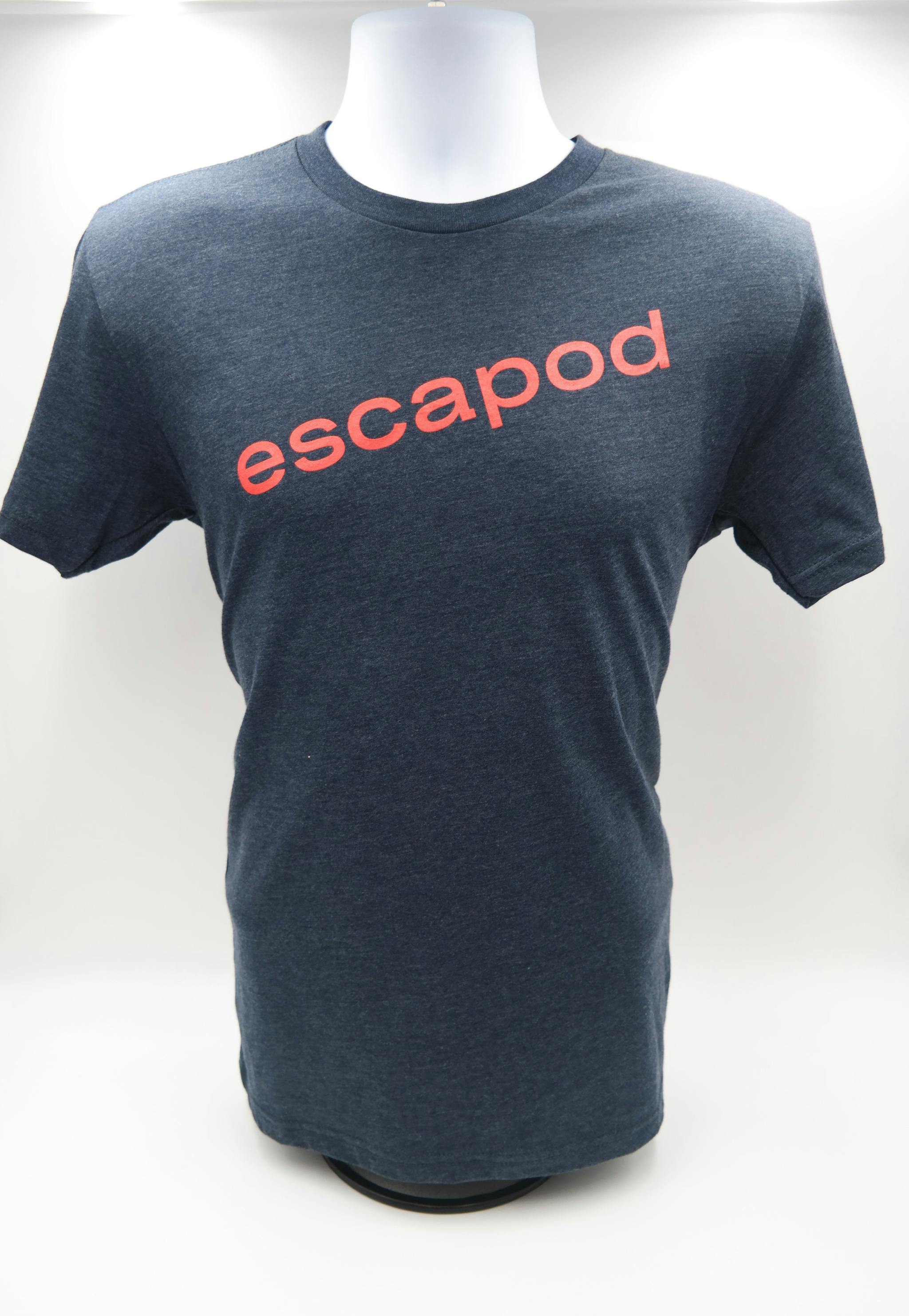 Women's Simple 'escapod' Navy T-Shirt