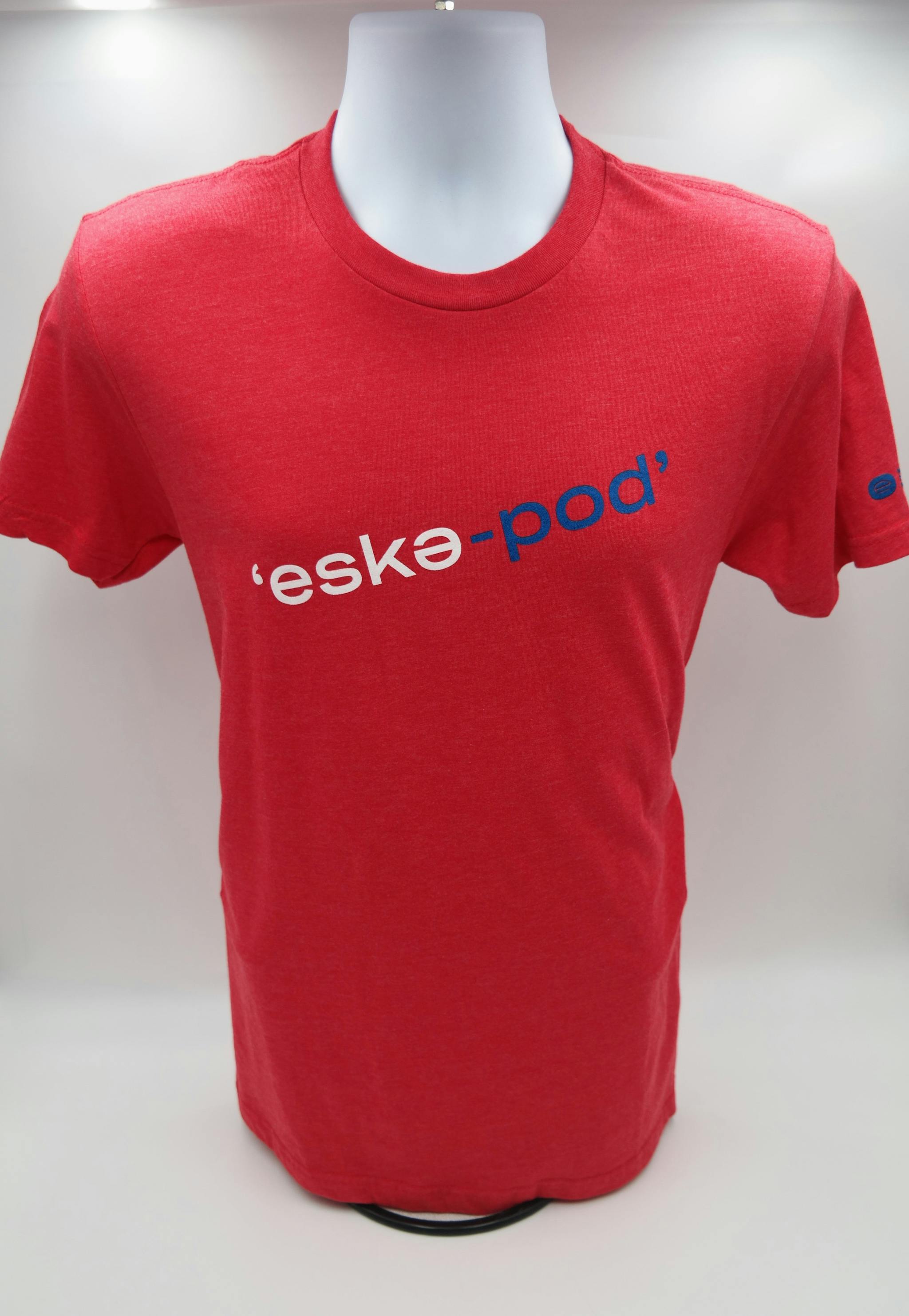 Men's "eske-pod" T-shirt Red