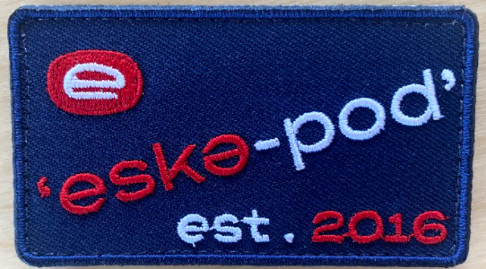 eske-pod Embroidered Patch
